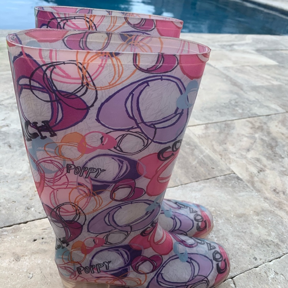 Coach Rainboots - Picture 2 of 3